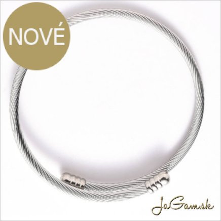 Nastaviteľný nerezový náramok 2,5mm -1ks (CH1812)